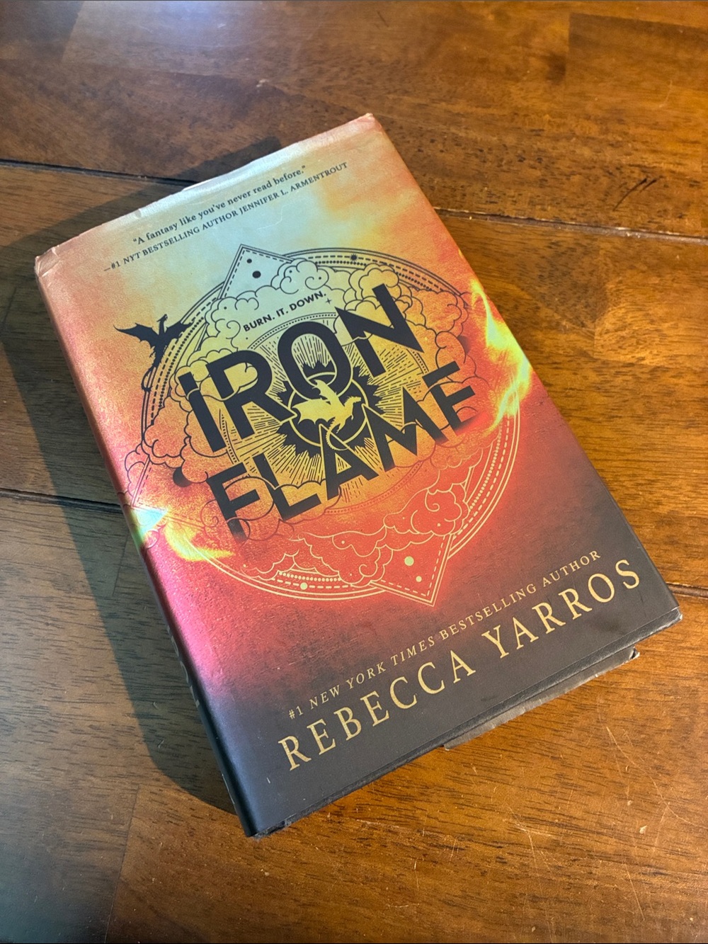 Iron Flame Hardcover Novel Book by Rebecca Yarros